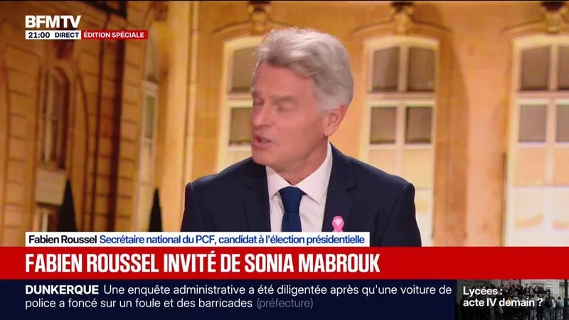 7-OCTOBRE: « NOUS DEVONS AVOIR UNE PENSÉE POUR LES PLUS DE 1.200 VICTIMES », DÉCLARE FABIEN ROUSSEL, CANDIDAT PCF À LA PRÉSIDENTIELLE, QUI DÉNONCE AUSSI « UN TERRORISME D’ÉTAT D’UN GOUVERNEMENT D’EXTRÊME DROITE, CELUI DE MONSIEUR NETANYAHU »