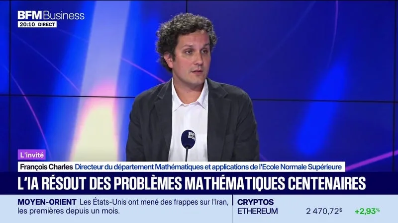 FRANÇOIS CHARLES (ÉCOLE NORMALE SUPÉRIEURE) : L’IA RÉSOUT DES PROBLÈMES MATHÉMATIQUES CENTENAIRES – 31/08