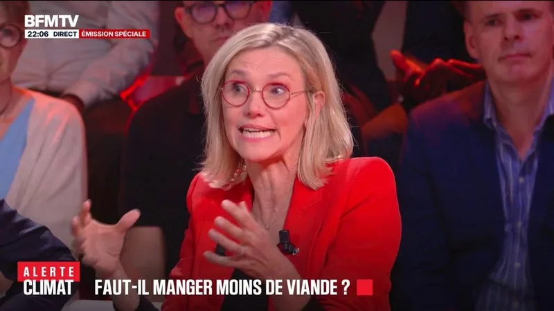 « ALERTE CLIMAT, NOS POLITIQUES HORS-SOL? »: « LE CHEMIN, C’EST PROBABLEMENT DE CONSOMMER MIEUX DE LA VIANDE », AFFIRME AGNÈS PANNIER-RUNACHER, ANCIENNE MINISTRE DE LA TRANSITION ÉCOLOGIQUE, SOUTIEN DE GABRIEL ATTAL