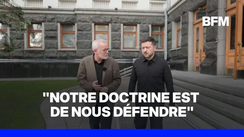 DOCUMENT BFMTV. VOLODYMYR ZELENSKY AFFIRME QUE L’UKRAINE A L’UNE DES ARMÉES LES « PLUS FORTES »