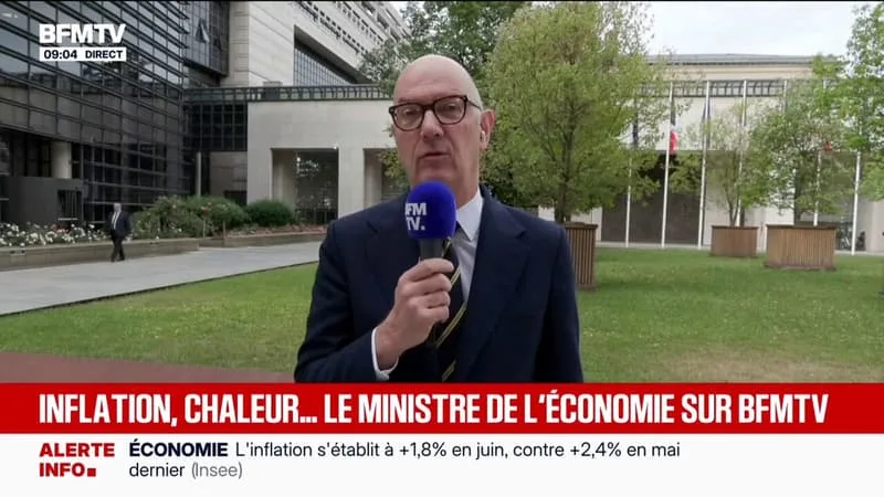 INFLATION À 1,8% EN JUIN: « C’EST LE SIGNAL DE LA RELANCE », AFFIRME ROLAND LESCURE, MINISTRE DE L’ÉCONOMIE ET DES FINANCES