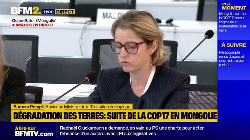 BARBARA POMPILI, AMBASSADRICE DÉLÉGUÉE À L’ENVIRONNEMENT: « LA SÉCHERESSE N’EST PLUS UNE CRISE PONCTUELLE MAIS UN RISQUE SYSTÉMIQUE »