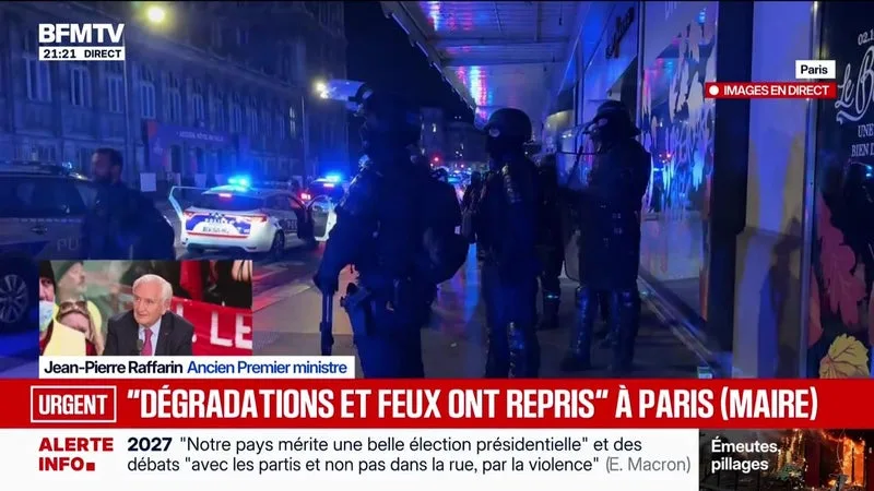 « DÉGRADATIONS ET FEUX ONT REPRIS » À PARIS (MAIRE) – 18/10