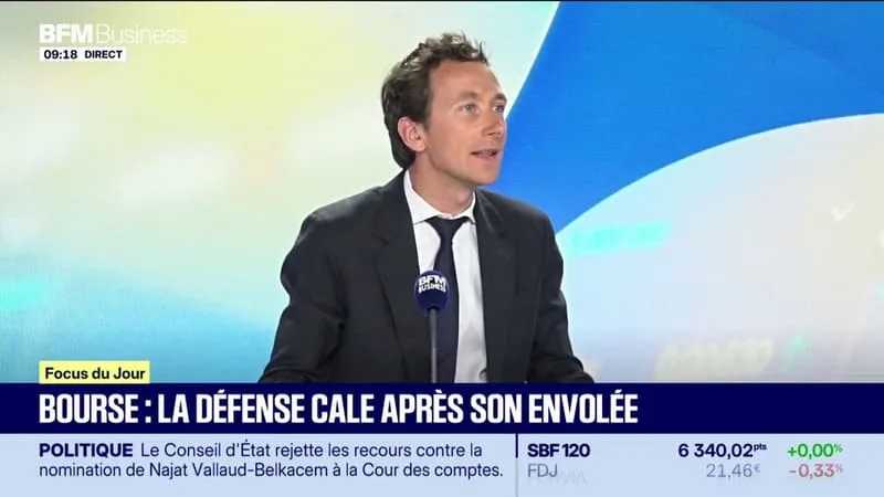 BOURSE : LA DÉFENSE CALE APRÈS SON ENVOLÉE