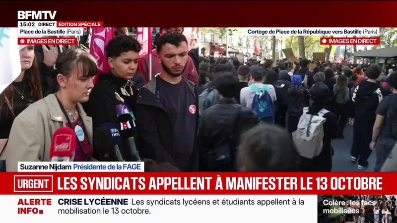 MOBILISATION ÉTUDIANTE ET LYCÉENNE: « ON ATTEND À ÊTRE REÇU PAR SÉBASTIEN LECORNU », DEMANDE SUZANNE NIJDAM, PRÉSIDENTE DE LA FAGE