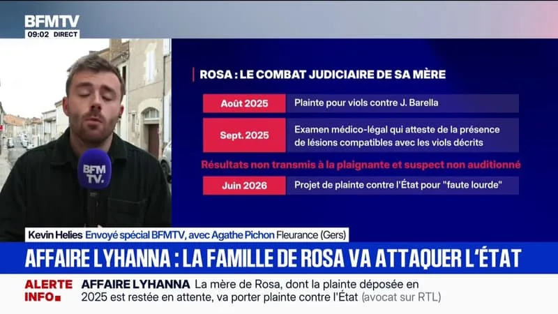 MORT DE LYHANNA: LA MÈRE DE ROSA, ACCUSANT JÉRÔME BARELLA DE VIOLS, VA ATTAQUER L’ÉTAT EN JUSTICE