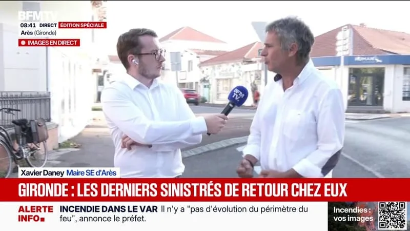 GIRONDE: « UNE ÉMOTION PARTICULIÈRE DE REVOIR DE LA VIE », AFFIRME LE MAIRE D’ARÈS