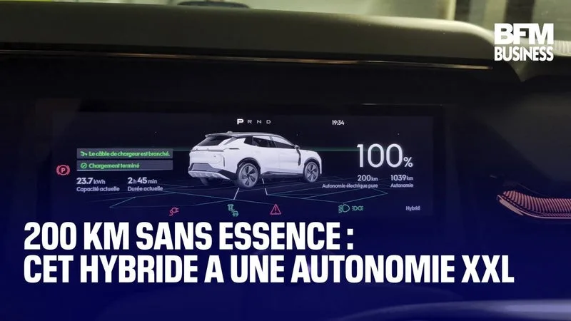 200 KM SANS ESSENCE : CET HYBRIDE A UNE AUTONOMIE XXL