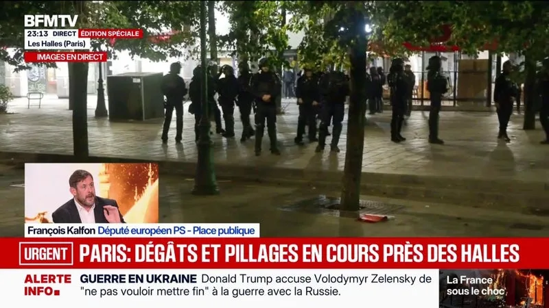 RASSEMBLEMENT À PARIS: « CE SOIR, LA SITUATION EST HORS DE CONTRÔLE », OBSERVE FRANÇOIS KALFON, DÉPUTÉ EUROPÉEN PS-PLACE PUBLIQUE