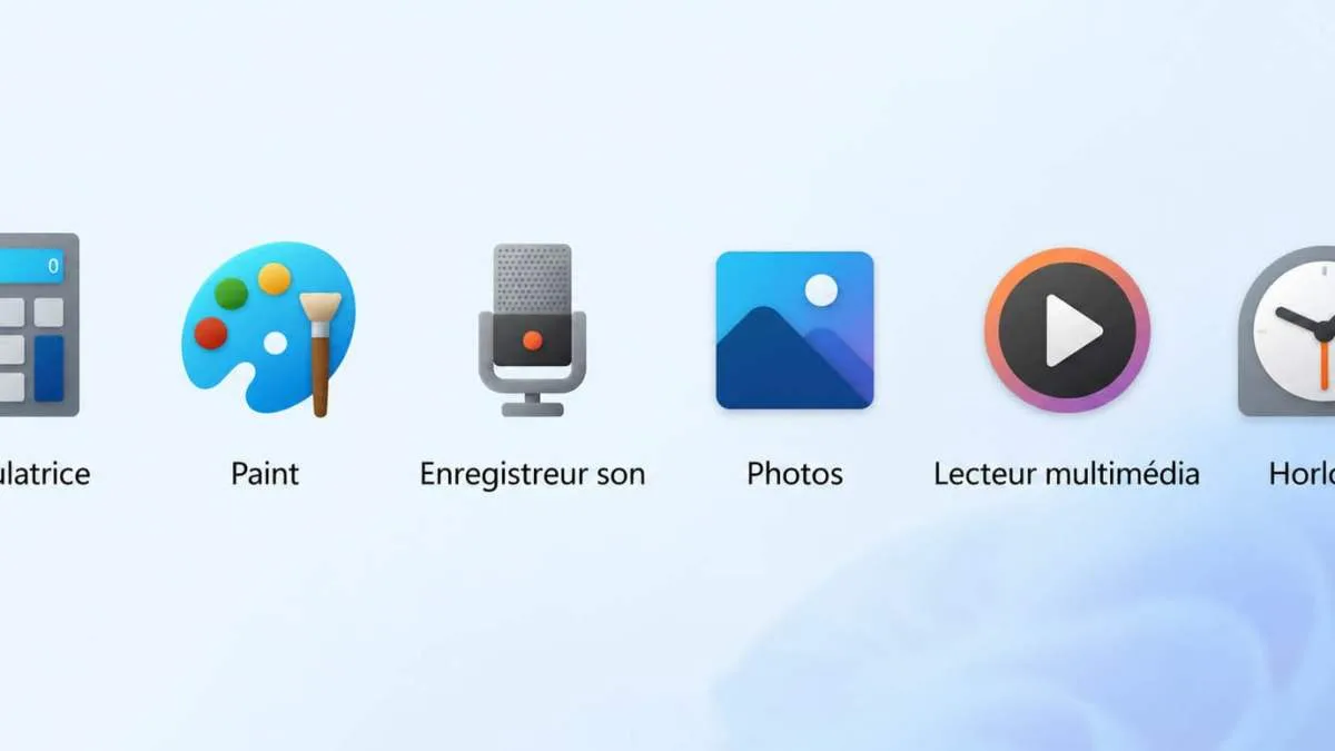MICROSOFT RENFORCE PAINT, PHOTOS, CALCULATRICE ET D’AUTRES OUTILS SOUS WINDOWS 11