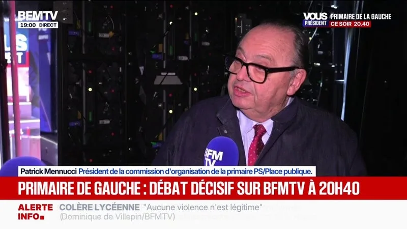 PRIMAIRE DE LA GAUCHE: « CE SOIR, ON VA PEUT-ÊTRE DÉPASSER LES 100.000 INSCRITS », DÉCLARE PATRICK MENNUCCI, PRÉSIDENT DE LA COMMISSION D’ORGANISATION DE LA PRIMAIRE