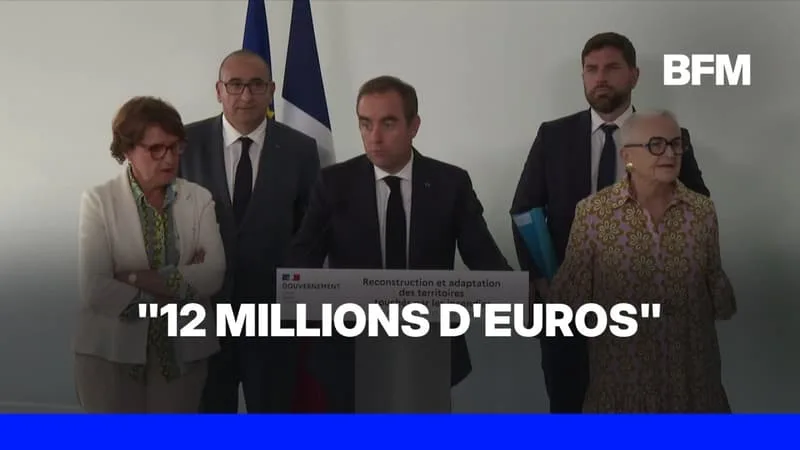 INCENDIES: SÉBASTIEN LECORNU LANCE UN AVERTISSEMENT AUX ASSUREURS QUI « NE JOUERONT PAS LE JEU »