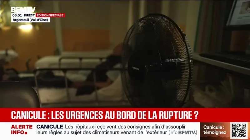 MANQUE DE LITS, BÂTIMENTS ANCIENS… AVEC LA CANICULE, LES URGENCES D’ARGENTEUIL POURRAIENT-ELLES ÊTRE SATURÉES?