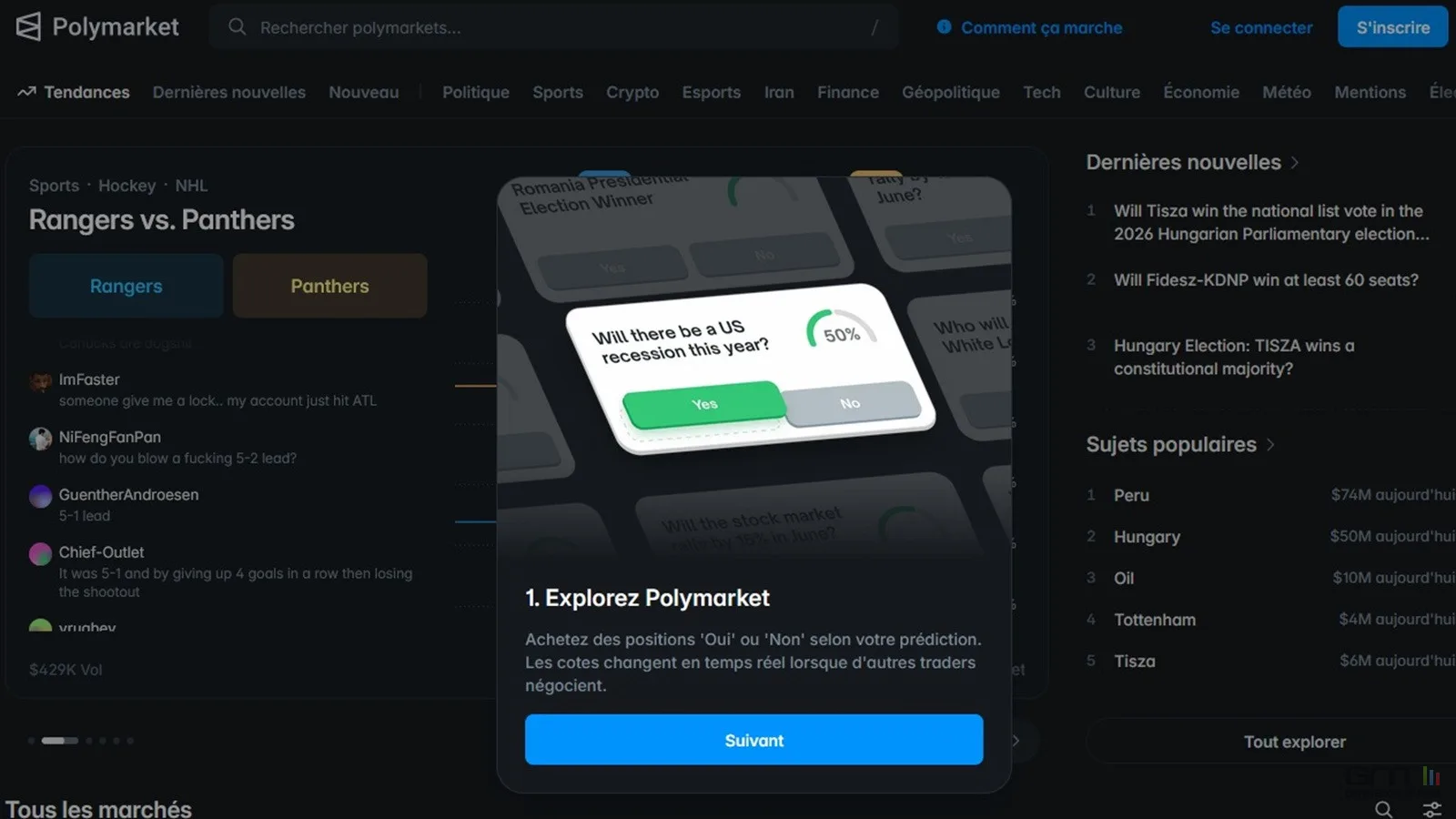 POLYMARKET : LE SITE BLOQUÉ EN FRANCE, L’ANJ MET FIN AUX PARIS SUR L’ACTUALITÉ