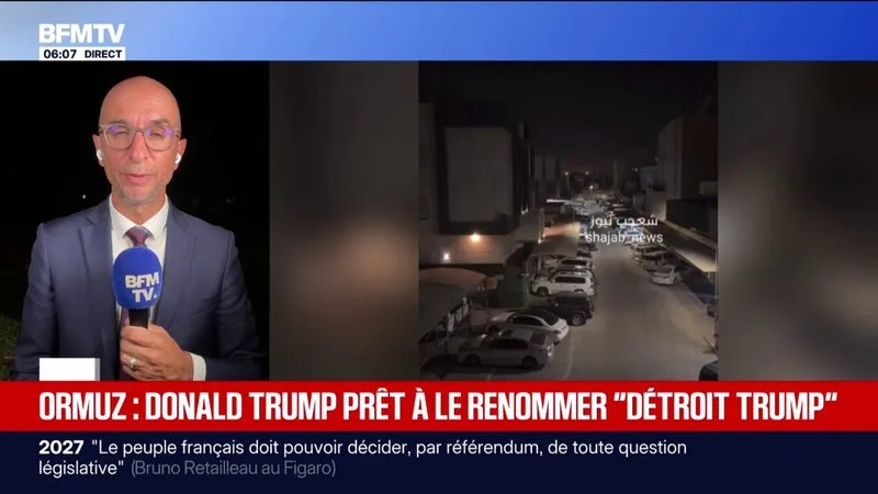 GUERRE AU MOYEN-ORIENT: DONALD TRUMP PLAISANTE SUR LE FAIT DE REBAPTISER LE DÉTROIT D’ORMUZ « DÉTROIT TRUMP »