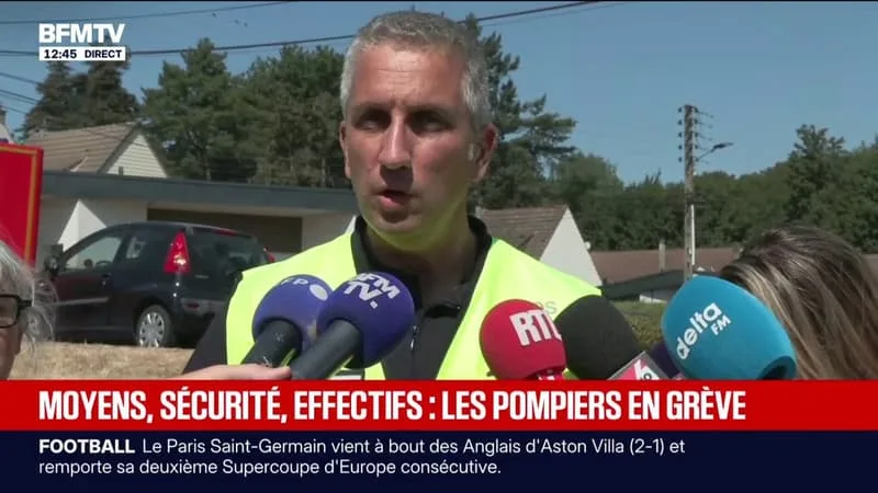 PAS-DE-CALAIS: « C’EST UN FEU AVEC UN VENT QUI TOURNE », EXPLIQUE LE DIRECTEUR ADJOINT DU SDIS 62