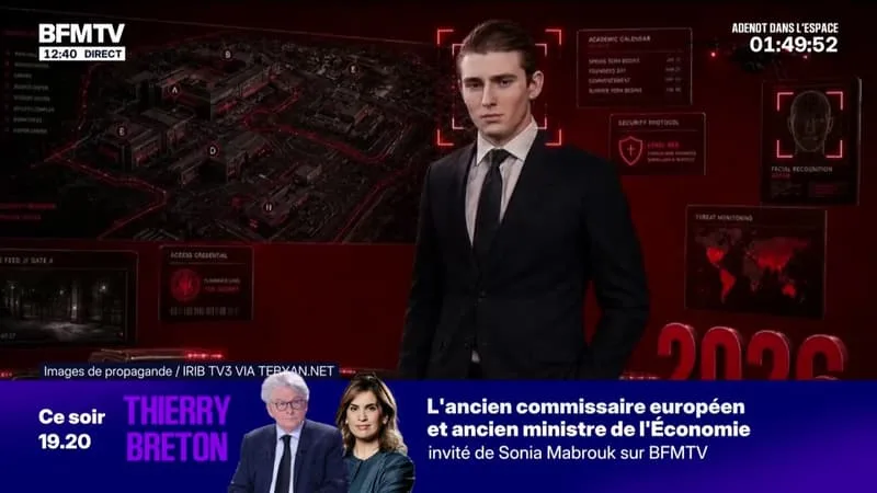 LA TÉLÉVISION D’ÉTAT IRANIENNE DIFFUSE UNE VIDÉO MENAÇANT BARRON TRUMP, FILS DU PRÉSIDENT AMÉRICAIN