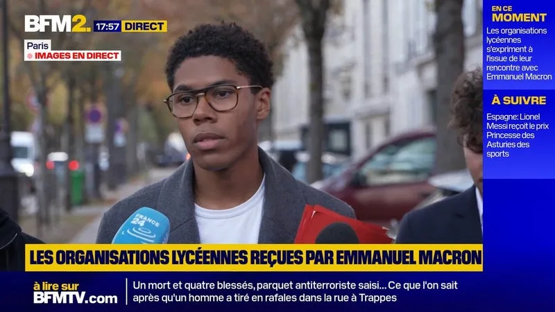 UNE « REFONTE COMPLÈTE » DE PARCOURSUP ANNONCÉE PAR EMMANUEL MACRON AUX ORGANISATIONS LYCÉENNES, SELON NATHANAËL COMBARY DE « RENOUVEAU LYCÉEN »