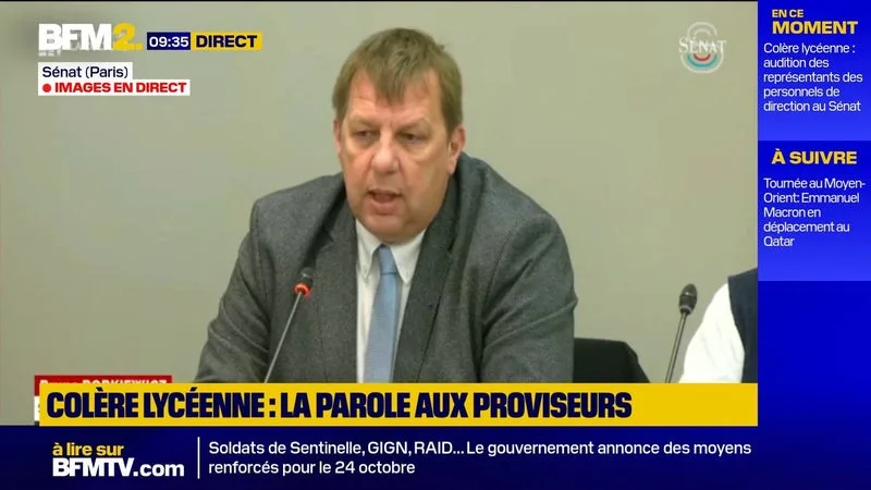 PERSONNELS ABSENTS DANS LES LYCÉES: LE MINISTÈRE DE L’ÉDUCATION NATIONALE « A SOUS-ESTIMÉ » L’ALERTE, SELON BRUNO BOBKIEWICZ, SECRÉTAIRE GÉNÉRAL DU SNPDEN-UNSA