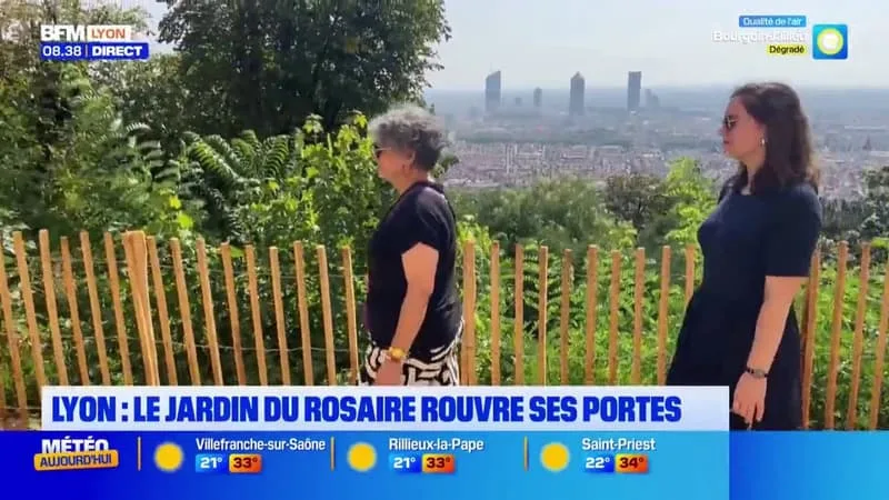 LYON : LE JARDIN DU ROSAIRE ROUVRE SES PORTES AU PUBLIC