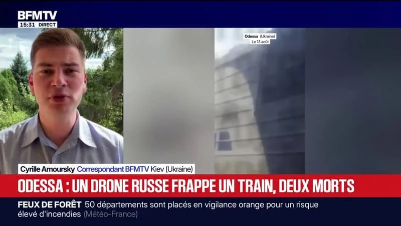 GUERRE EN UKRAINE: DEUX CHEMINOTS TUÉS DANS UNE FRAPPE RUSSE CONTRE UN TRAIN À ODESSA