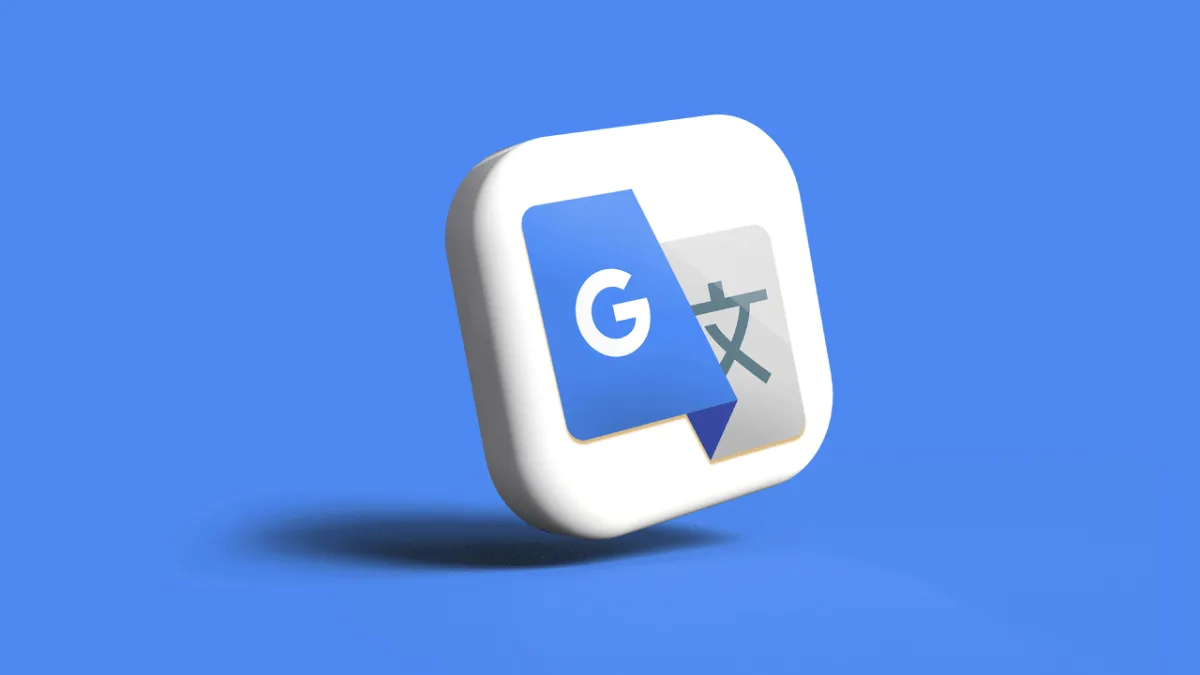 GOOGLE TRADUCTION CACHE UNE INTERFACE MODERNE SUR ANDROID