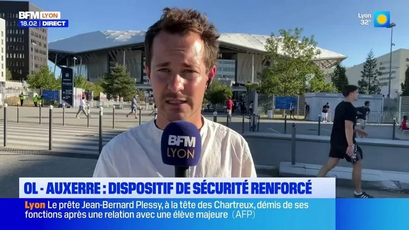 OL – AUXERRE : UN DISPOSITIF DE SÉCURITÉ RENFORCÉ AUTOUR DU STADE