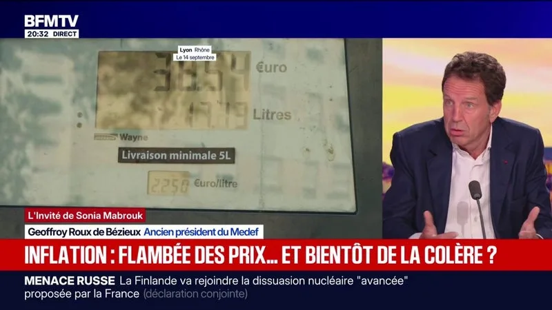 AUGMENTATION DES PRIX DU CARBURANT: « IL NE FAUT PAS ACCUSER LES DISTRIBUTEURS », JUGE GEOFFROY ROUX DE BÉZIEUX, ANCIEN PRÉSIDENT DU MEDEF