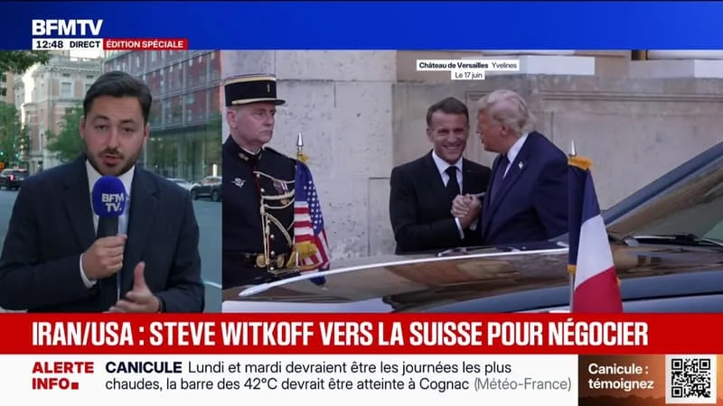 NÉGOCIATIONS AVEC L’IRAN: L’ÉMISSAIRE AMÉRICAIN STEVE WITKOFF EN ROUTE POUR LA SUISSE POUR MENER DES DISCUSSIONS