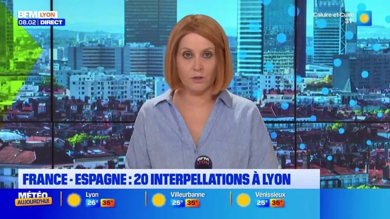 FRANCE-ESPAGNE : LE BILAN ÉVOLUE AVEC 20 INTERPELLATIONS À LYON