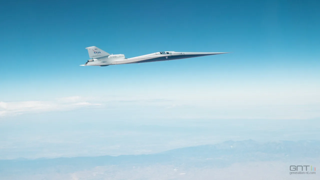 LE X-59 DE LA NASA ATTEINT LES CONDITIONS POUR SES VOLS SUPERSONIQUES SILENCIEUX