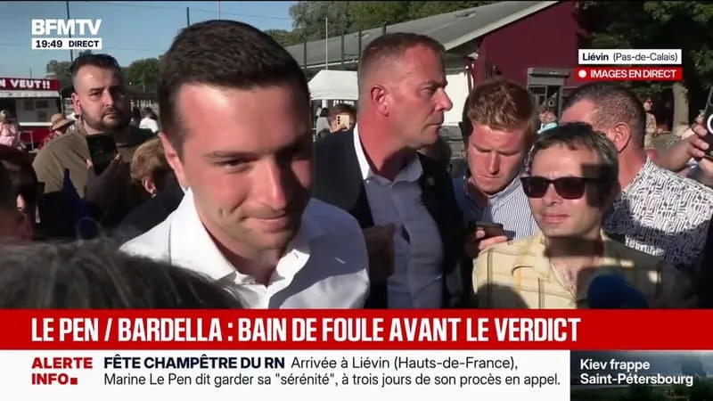 AFFAIRE DES ASSISTANTS PARLEMENTAIRES: « J’ESPÈRE UNE CAMPAGNE VICTORIEUSE PEU IMPORTE CE QUI SE PASSE MARDI », INDIQUE JORDAN BARDELLA