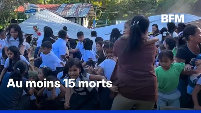 PHILIPPINES: UN PUISSANT SÉISME DE MAGNITUDE 7,8 FAIT AU MOINS 15 MORTS