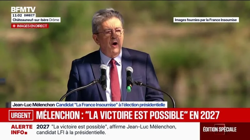 JEAN-LUC MÉLENCHON, CANDIDAT LFI À LA PRÉSIDENTIELLE, EXPRIME « SA COMPASSION POUR LES VICTIMES DES INCENDIES » QUI ONT TOUCHÉ LA FRANCE