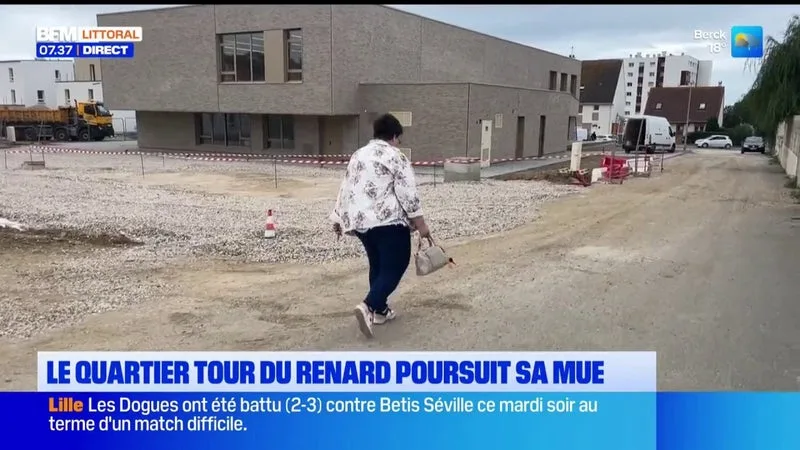 LE QUARTIER DE LA TOUR DU RENARD À OUTREAU POURSUIT SA MUE