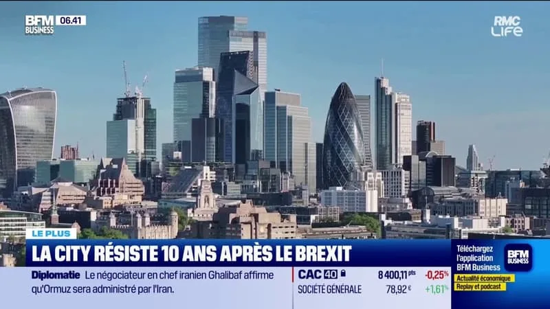 DIX ANS APRÈS LE BREXIT, LA CITY RÉSISTE