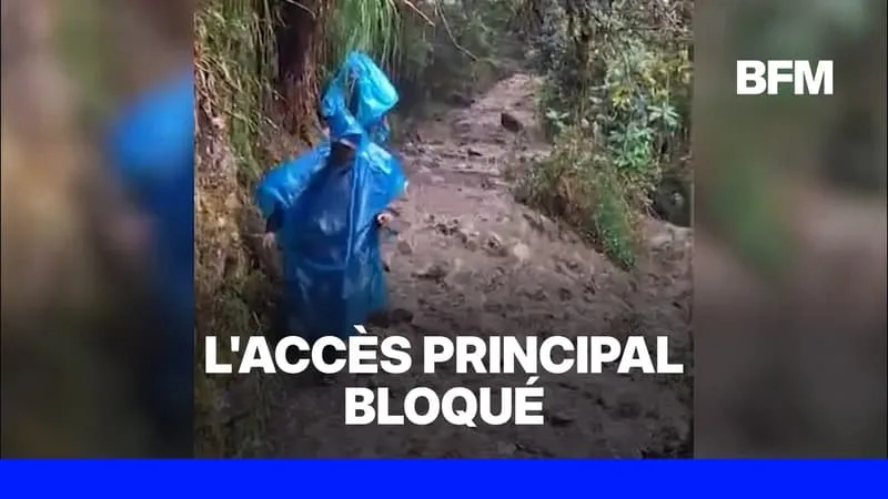 PÉROU: LES FORTES PLUIES PERTURBENT L’ACCÈS AU MACHU PICCHU
