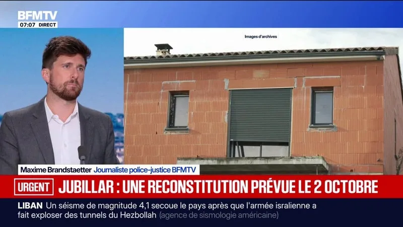 AFFAIRE JUBILLAR: UNE RECONSTITUTION AVEC CÉDRIC JUBILLAR EST PRÉVUE À CAGNAC-LES-MINES LE 2 OCTOBRE