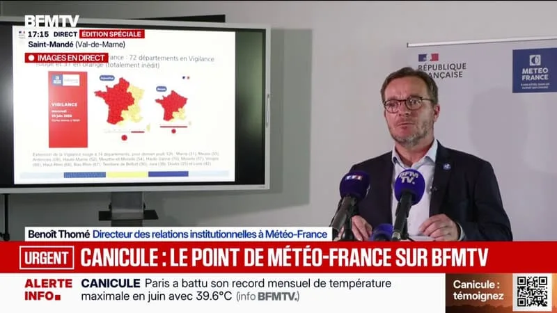 « NOUS SOMMES AU CŒUR D’UNE CANICULE HISTORIQUE », AFFIRME MÉTÉO-FRANCE