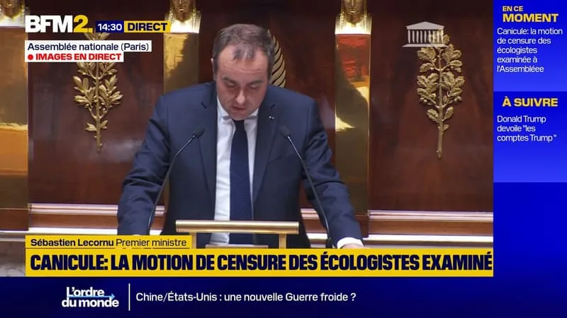 INCENDIES DANS LE SUD DE LA FRANCE: « L’ÉTAT EST MOBILISÉ », ASSURE SÉBASTIEN LECORNU