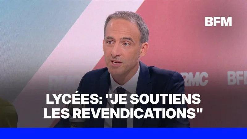 LYCÉES BLOQUÉS: RAPHAËL GLUCKSMANN « SOUTIENT LES REVENDICATIONS » DES LYCÉENS