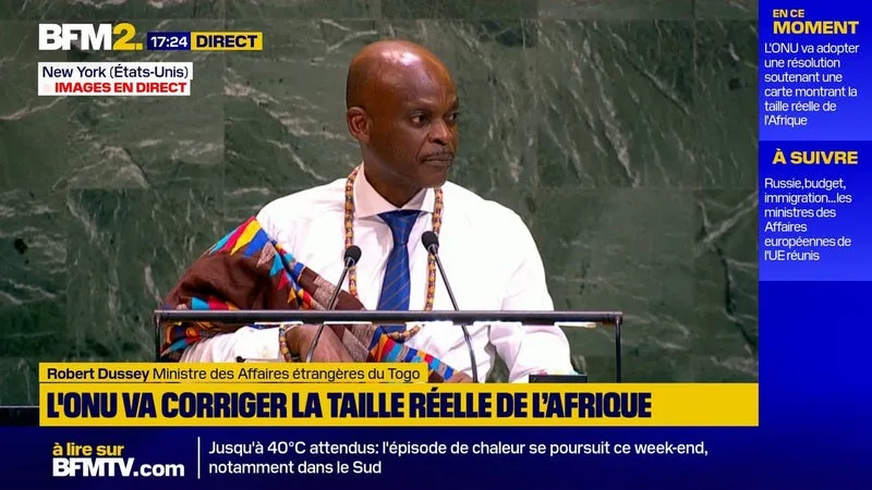 « CHAQUE PEUPLE MÉRITE D’ÊTRE VU À SA JUSTE PLACE »: L’AFRIQUE DEMANDE UNE NOUVELLE CARTE DU MONDE