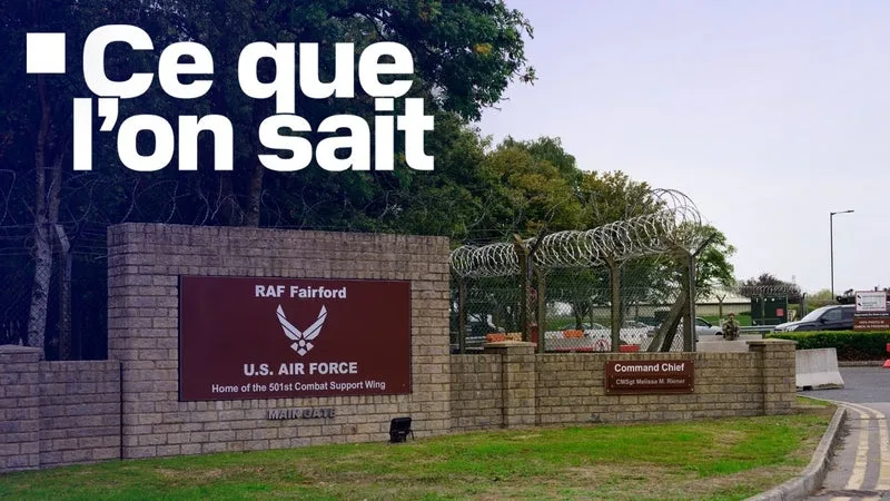 PRÉPARATION D’UN ACTE TERRORISTE, CINQ HOMMES ARRÊTÉS… CE QUE L’ON SAIT SUR L' »INCIDENT MAJEUR » PRÈS D’UNE BASE MILITAIRE UTILISÉE PAR L’ARMÉE AMÉRICAINE AU ROYAUME-UNI