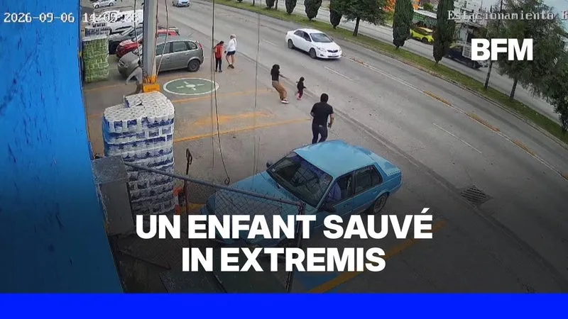 MEXIQUE: UN ENFANT SAUVÉ IN EXTREMIS ALORS QU’IL COURAIT SUR LA ROUTE