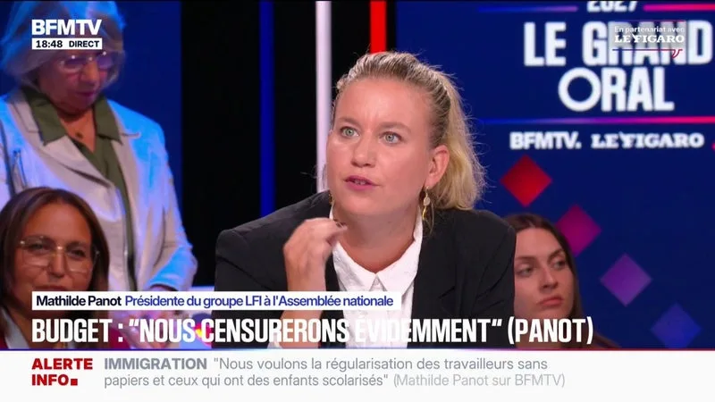 PRÉSIDENTIELLE 2027: « IL Y A UN ENJEU ÉNORME DANS CETTE ÉLECTION, NOUS DEVONS BATTRE L’EXTRÊME DROITE ET EN FINIR AVEC LA MACRONIE », DÉCLARE MATHILDE PANOT (LFI)