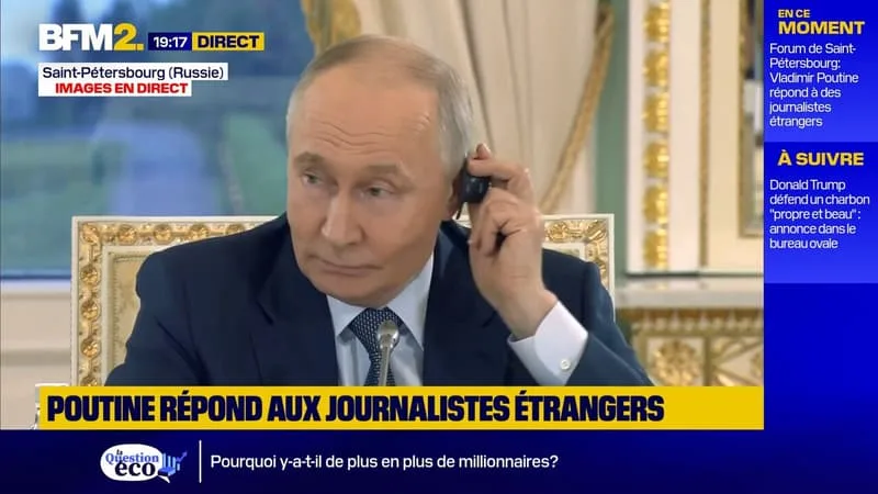 « NOUS SOMMES TOUT À FAIT PRÊTS »: VLADIMIR POUTINE « DISPOSÉ » À DES COMPROMIS POUR LA PAIX EN UKRAINE