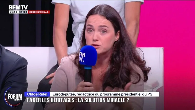 FORUM BFMTV – CHLOÉ RIDEL (PS) DEMANDE « UNE PLUS GRANDE JUSTICE DANS L’HÉRITAGE »