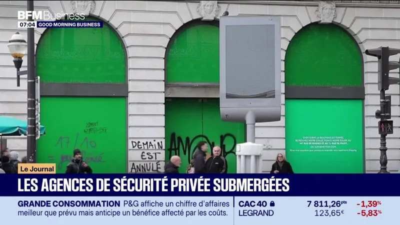VIGILES ET VITRIERS : LES COMMERCES SE PRÉPARENT AU 24 OCTOBRE