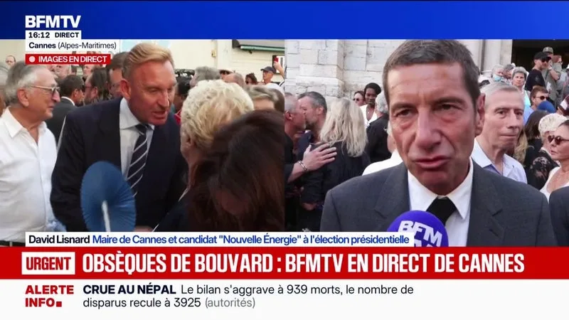 « IL M’A TOUJOURS SOUTENU, IL A TOUJOURS PRÉSIDÉ MES COMITÉS DE SOUTIEN »: DAVID LISNARD, CANDIDAT (NOUVELLE ÉNERGIE) À L’ÉLECTION PRÉSIDENTIELLE REND HOMMAGE À PHILIPPE BOUVARD