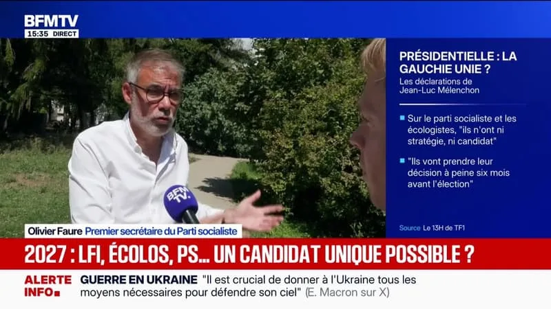 « IL Y AURA DEUX OFFRES À L’ÉLECTION PRÉSIDENTIELLE: LA GAUCHE INSOUMISE ET LE BLOC SOCIAL ET ÉCOLOGIQUE », DÉCLARE OLIVIER FAURE, PREMIER SECRÉTAIRE DU PS